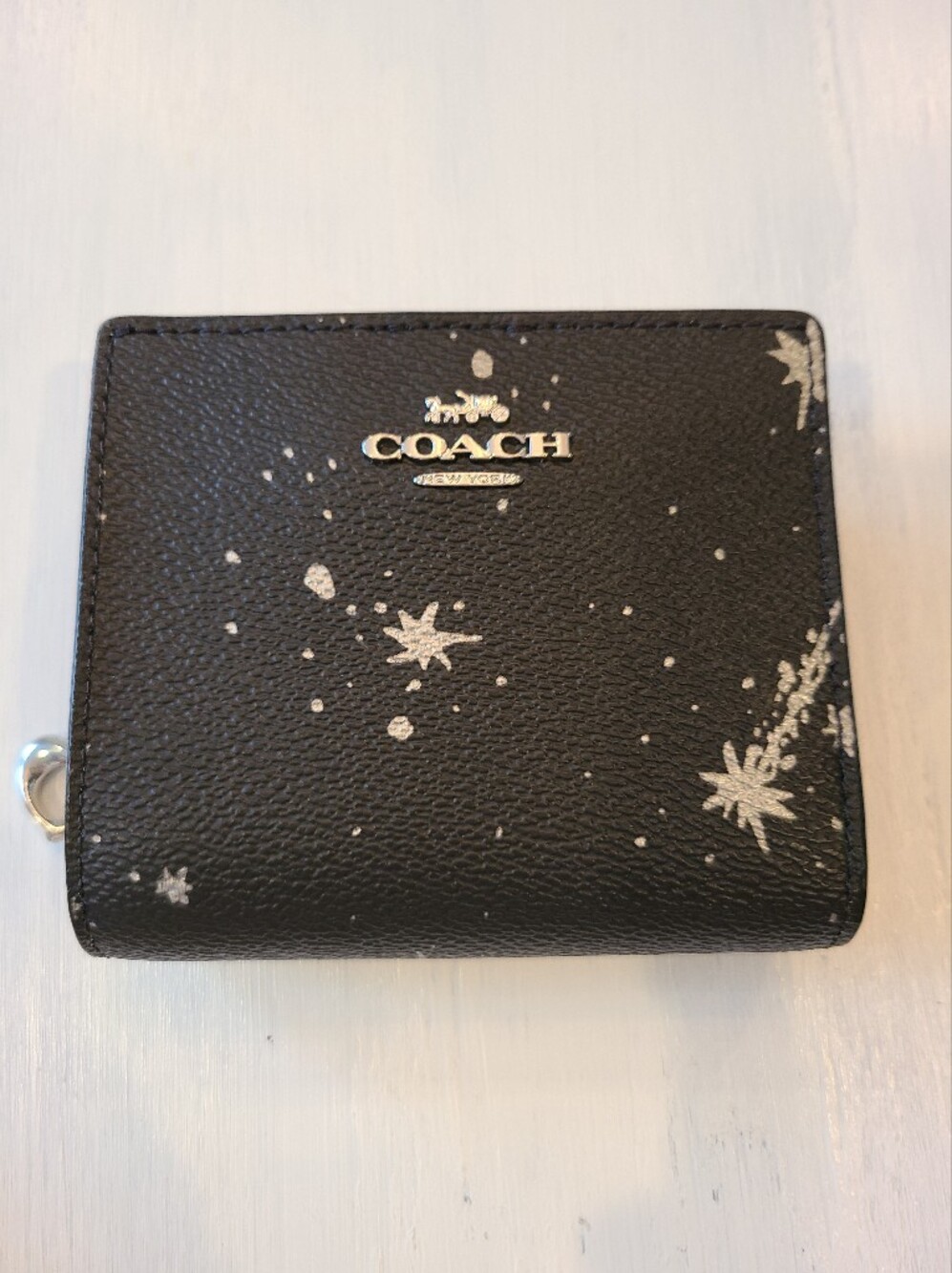 Coach Snap Wallet with Star Print